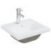 Set muebles de baño 5 piezas madera ingeniería gris hormigón