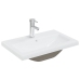 Set muebles de baño 5 piezas madera ingeniería gris hormigón