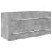 Set muebles de baño 2 piezas madera contrachapada gris hormigón