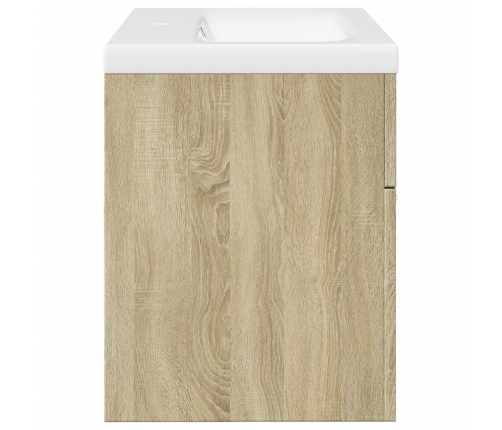 Mueble de baño con lavabo integrado roble Sonoma