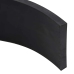 Borde de goma para quitanieves negro 180x8x1 cm