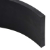 Borde de goma para quitanieves negro 250x8x1 cm