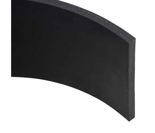 Borde de goma para quitanieves negro 80x15x1 cm