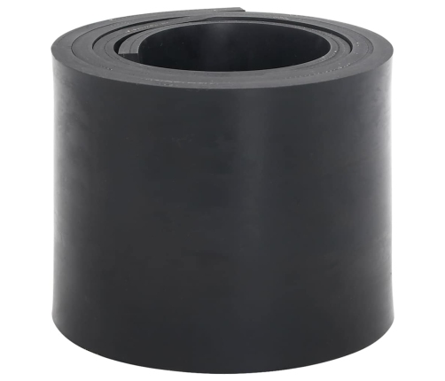 Borde de goma para quitanieves negro 180x15x1 cm