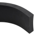 Borde de goma para quitanieves negro 250x8x2 cm