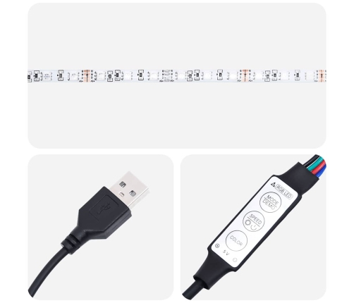 Mesitas de noche de pared con luces LED 2 unidades roble Sonoma