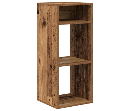Estantería madera ingeniería madera envejecida 34x31x80 cm