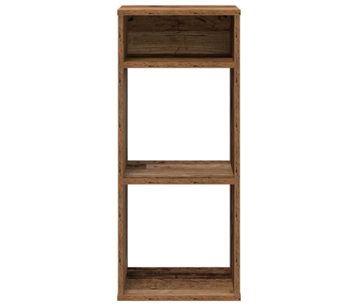 Estantería madera ingeniería madera envejecida 34x31x80 cm