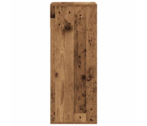 Estantería madera ingeniería madera envejecida 34x31x80 cm