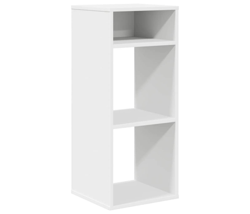 Estantería librería madera contrachapada blanco 34x31x80 cm