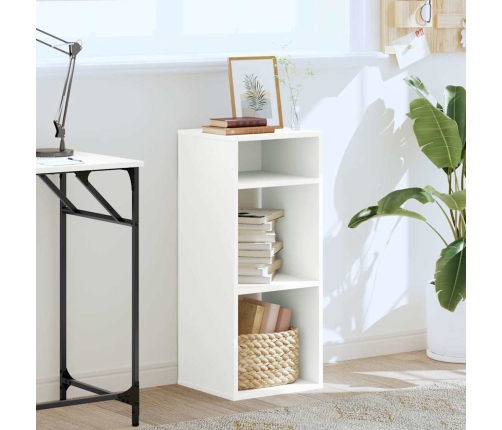 Estantería librería madera contrachapada blanco 34x31x80 cm
