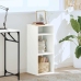 Estantería librería madera contrachapada blanco 34x31x80 cm