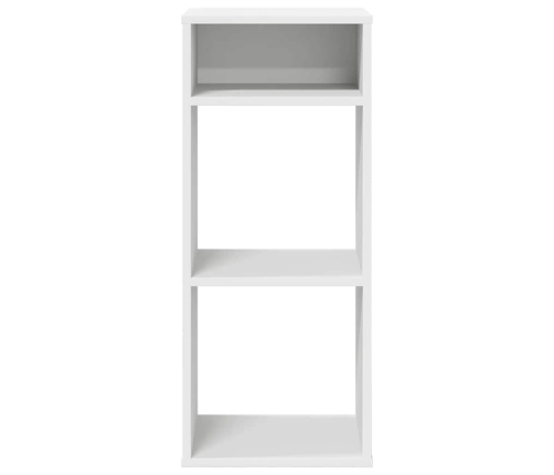Estantería librería madera contrachapada blanco 34x31x80 cm