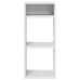 Estantería librería madera contrachapada blanco 34x31x80 cm