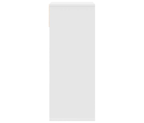 Estantería librería madera contrachapada blanco 34x31x80 cm