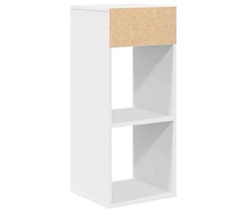 Estantería librería madera contrachapada blanco 34x31x80 cm