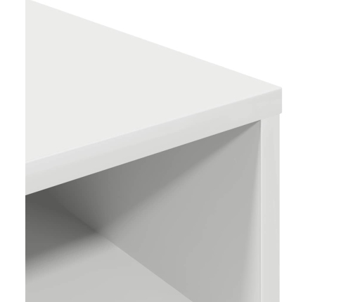 Estantería librería madera contrachapada blanco 34x31x80 cm