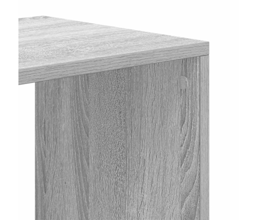 Estantería madera de ingeniería color gris sonoma 66x31x112 cm