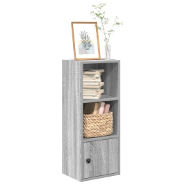 Estantería madera de ingeniería gris sonoma 31x24x77 cm