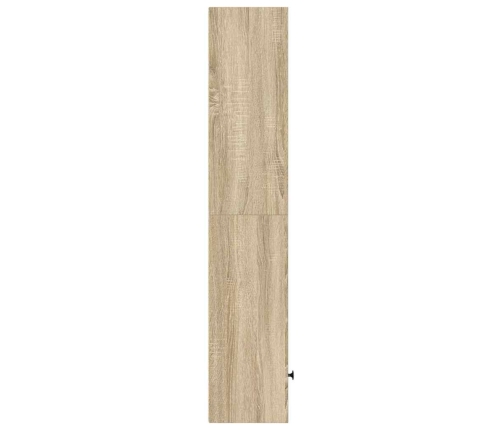 Estantería de madera de ingeniería roble sonoma 31x24x127 cm