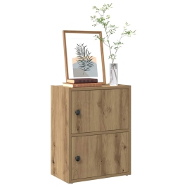 Estantería de madera de ingeniería roble artisan 40x24x52 cm