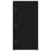 Librería de madera contrachapada roble negro 40x24x77 cm