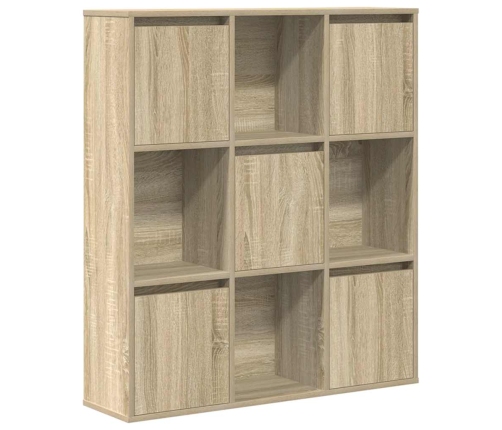 Estantería de madera de ingeniería roble sonoma 89x24x101,5 cm