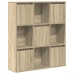 Estantería de madera de ingeniería roble sonoma 89x24x101,5 cm