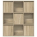 Estantería de madera de ingeniería roble sonoma 89x24x101,5 cm