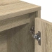 Estantería de madera de ingeniería roble sonoma 89x24x101,5 cm