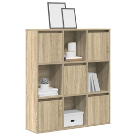 Estantería de madera de ingeniería roble sonoma 89x24x101,5 cm