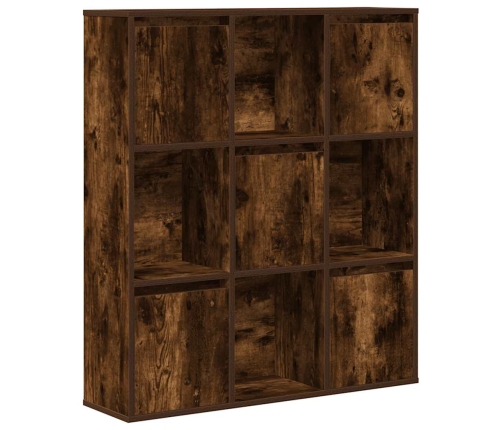 Estantería madera de ingeniería roble ahumado 89x24x101,5 cm