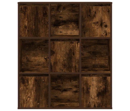 Estantería madera de ingeniería roble ahumado 89x24x101,5 cm