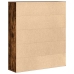 Estantería madera de ingeniería roble ahumado 89x24x101,5 cm