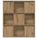 Estantería de madera de ingeniería roble artisan 89x24x101,5 cm