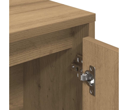 Estantería de madera de ingeniería roble artisan 89x24x101,5 cm