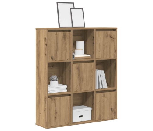 Estantería de madera de ingeniería roble artisan 89x24x101,5 cm