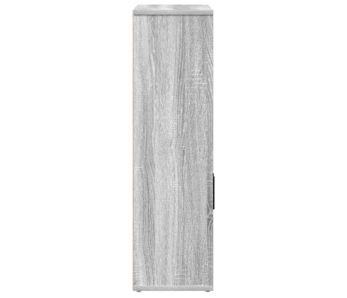 Estantería de madera de ingeniería gris sonoma 60x24x85 cm