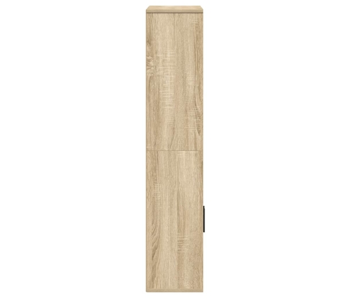 Estantería de madera de ingeniería roble sonoma 60x24x120 cm