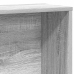 Estantería madera de ingeniería gris sonoma 60x24x120 cm