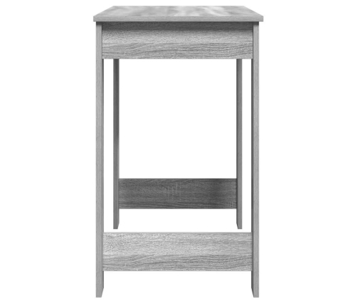 Escritorio de madera contrachapada gris sonoma 100x45x75 cm