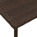 Mesa centro jardín rectangular marrón 80x40x37 cm