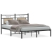 Estructura de cama sin colchón metal roble Sonoma 183x213 cm