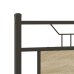 Estructura de cama sin colchón madera roble Sonoma 140x190 cm