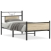 Estructura de cama sin colchón madera roble Sonoma 90x190 cm