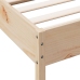 Estructura de cama sin colchón madera maciza de pino 140x190 cm