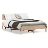 Estructura de cama sin colchón madera maciza de pino 140x190 cm