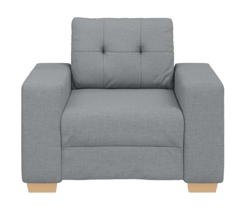 Sillón Sofá Tela Gris Claro 59 cm