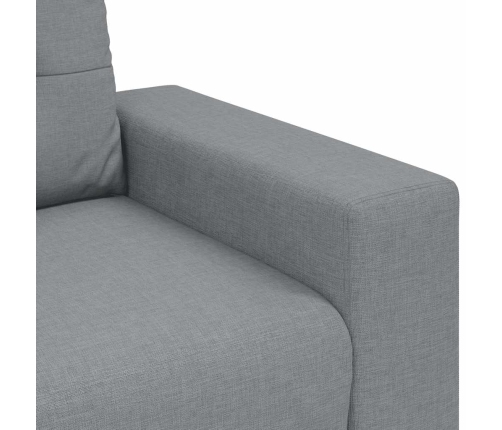 Sillón Sofá Tela Gris Claro 59 cm