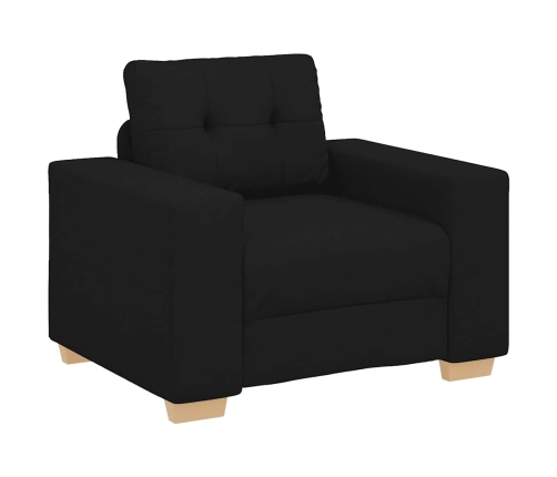 Sillón de tela negro 59 cm